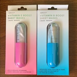 It’s bundle time! NWOT Subtle C Vitamin Boost Sheet Masks Set